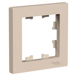 Рамка 1 пост Systeme Electric Atlas Design песочный, фотография
