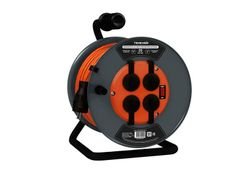 Удлинитель на катушке TOKOV ELECTRIC 20 м с заземлением ПВС 3х2.5, вид