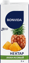 Нектар BONVIDA Ананасовый, 2л, детальное фото