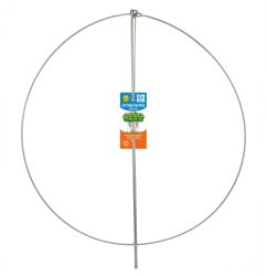 Кустодержатель GARDEN SHOW металлический D65 см, H75 см, оцинкованный, крупный план