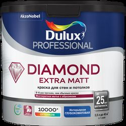 Краска интерьерная DULUX DIAMOND EM 2.5 л, вид