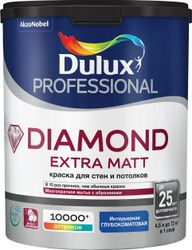 Краска интерьерная DULUX DIAMOND EM 4.5 л, вид