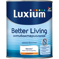 Краска Luxium by Dulux Better Living Antibacterial BW интерьерная 1 л, вид
