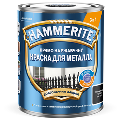 Эмаль по ржавчине Topgrade by Hammerite гладкая RAL9005 черная 0,75 л, вид