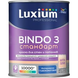 Краска Luxium by Dulux Professional Bindo 3 глубокоматовая BW 1 л, детальное фото
