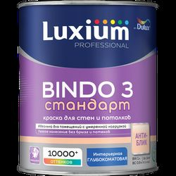 Краска Luxium by Dulux Professional Bindo 3 глубокоматовая BC 0,9 л, фотография