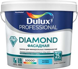 Краска Dulux Professional Diamond Фасадная Гладкая мат BC 4,5л, картинка
