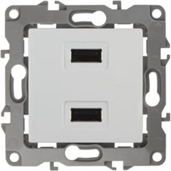 12-4110-01 ЭРА12 Устройство зарядное USB белый, фотография