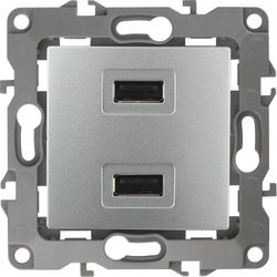 12-4110-03 ЭРА12 Устройство зарядное USB алюминий, детальное фото
