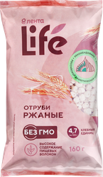 Отруби ржаные ЛЕНТА LIFE экструдированные, 160г, фотография