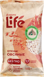 Отруби овсяные ЛЕНТА LIFE экструдированные, 160г, картинка