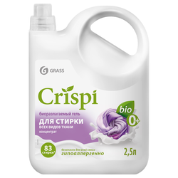 Гель для стирки всех видов тканей концентрат GRASS "CRISPI", 2,5 л., фото