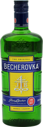 Ликер BECHEROVKA 38%, десертный, 0.7л, крупный план