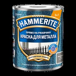Эмаль по ржавчине Topgrade by Hammerite молотковая RAL7042 серая 0,75 л, детальное фото