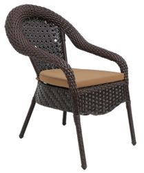 Кресло садовое DECO Comf 70х75х95см, искусственный ротанг, фото