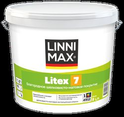 Краска водно-дисперсионная LINNIMAX Litex 7 / Литекс 7 База 1 9 л, фотография