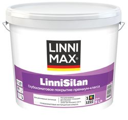 Краска водно-дисперсионная LINNIMAX LinniSilan / ЛинниСилан База 1 9 л, изображение