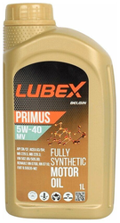 Масло синтетическое LUBEX PRIMUS MV 5W-40 1л, вид
