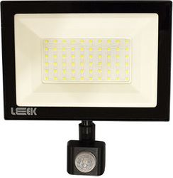 Прожектор с/д LE LED FL IR  70W BLACK (1/20) IP65 холодный белый (с сенсором), изображение