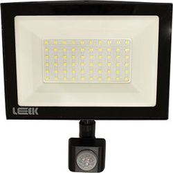 Прожектор с/д LE LED FL IR  30W BLACK (1/20) IP65 холодный белый (с сенсором), изображение