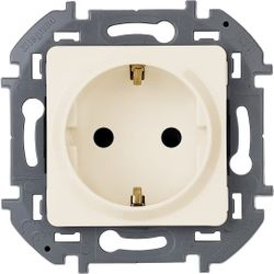 Розетка электрическая Legrand Inspiria 673721 слоновая кость, фото