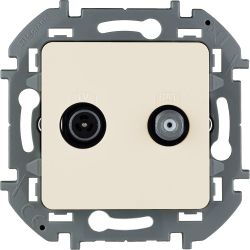 Розетка TV-SAT 1 пост Legrand Inspiria слоновая кость, фото