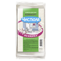 Салфетка для пола Чистюля хлопковая, 1 шт, фотография