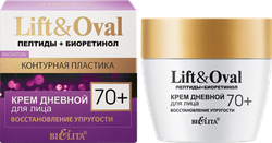 Крем дневной для лица БЕЛИТА Lift&oval Восстановление упругости Пептиды+Биоретинол 70+, 50мл, изображение