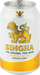 Напиток пивной светлый SINGARAJA фильтрованный пастеризованный осветленный 4,8%, 0.32л, изображение