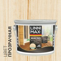 Масло МLINNIMAX для террас, лестниц и мебели защитно-декоративное прозрачное 2,5л, вид