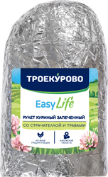 Рулет запеченный ТРОЕКУРОВО Куриный со страчателлой и травами, 350г, фото