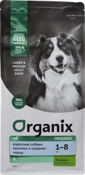 Корм сухой для собак ORGANIX с ягненком, фруктами и овощами, 800г, детальное фото