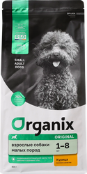 Корм сухой для собак ORGANIX с курицей, фруктами и овощами, 800г, вид