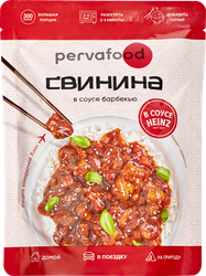 Свинина PERVAFOOD в соусе барбекью, 300г, картинка