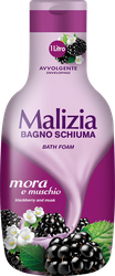 Пена для ванны MALIZIA Musk blackberry с ежевикой и мускусом, 1000мл, вид
