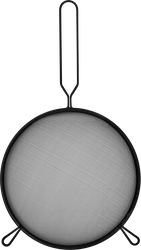 Сито HOMECLUB Dark с ручкой, нержавеющая сталь, 18см, Арт. WRL-6, картинка
