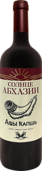 Вино СОЛНЦЕ АБХАЗИИ красное полусладкое, 0.75л, картинка