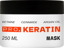 Маска для поврежденных волос PARLI COSMETICS ProKeratin восстанавливающая, 250мл, крупный план