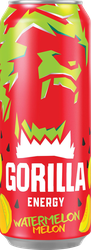 Напиток энергетический GORILLA со вкусом арбуза, дыни, 0.45л, картинка