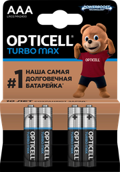 Батарейки OPTICELL Turbo Max AAA, 4шт, вид