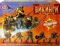 Набор игровой НЕСКУЧНЫЕ ИГРЫ 5 солдатиков + орудие, изображение