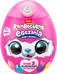 Набор игровой ZURU Rainbocorns Eggzania Baby Mania, крупный план