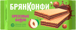 Вафли БРЯНКОНФИ Ореховые, 190г, крупный план