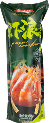 Крекер YAM CHIPS со вкусом креветки, 80г, крупный план