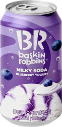 Напиток BASKIN ROBBINS Bluberry Yogurt газированный, 0.35л, картинка