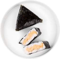 Онигири РЕСТО ШИК с крабовым мясом, 120г, вид