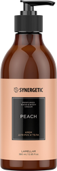 Крем для рук и тела SYNERGETIC Персик, 380мл, картинка