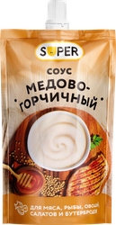 Соус майонезный SUPER Медово-горчичный, 200мл, крупный план