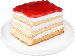 Торт йогуртовый Клубника ЛЕНТА FRESH, весовой, изображение