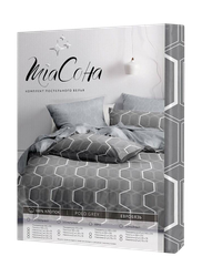 Комплект постельного белья  2 сп н(2) 50*70 "MiaСона" Polo grey бязь, изображение